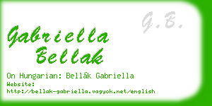 gabriella bellak business card