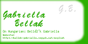 gabriella bellak business card